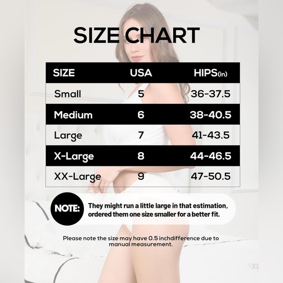 RHYFF Women’s Underwear Panties High Cut Lace Panty Stretch Soft Hipster - NWT - Picture 6 of 8